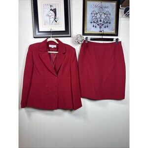 (M)Tahari Arthur S. Levine Vintage, Y2K,Women's Blazer Skirt Suit Size 14 Petite